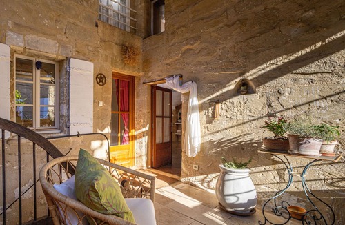 Montaren-et-Saint-Mediers House | Restored stone village house close to Uzes
