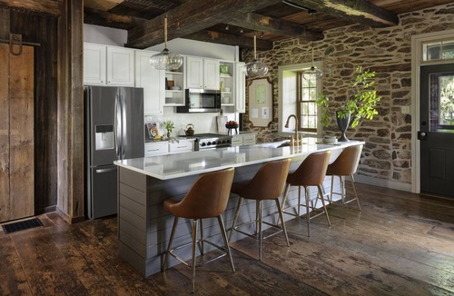 Washington Boro House | Restored Distillery, Sunroom + Sauna