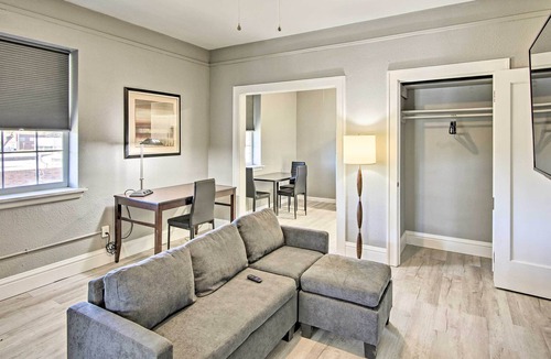 Enid Apartment | Restored Enid Apt: Central to Historic Dtwn!