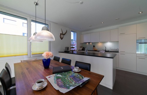 Wildhaus Apartment | Rietgarten - 4.5-room garden flat with mountain view