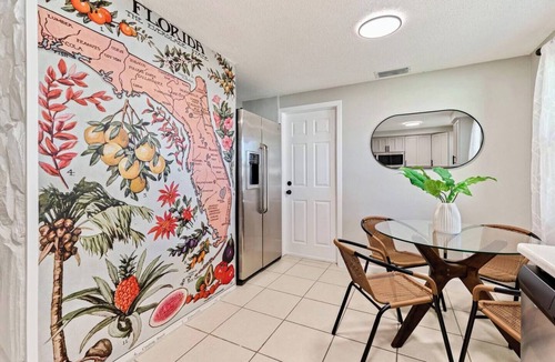 Pinellas Park House | Right at Home Stays - Modern 2BR 2BA w/Yard & Fireplace