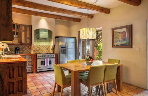 Historic Eastside House | Right off Canyon Road, Amazing Art, Outdoor Kiva