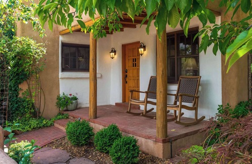 Historic Eastside House | Right off Canyon Road, Amazing Art, Outdoor Kiva