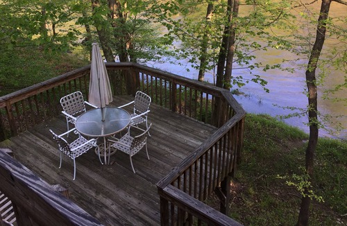 Great Cacapon House | Right on the river.