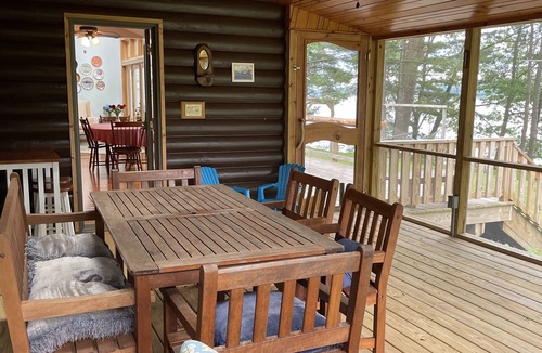 Northville House | Right on the Water, Spectacular Lakefront Home with Private Dock-Boat & Swim