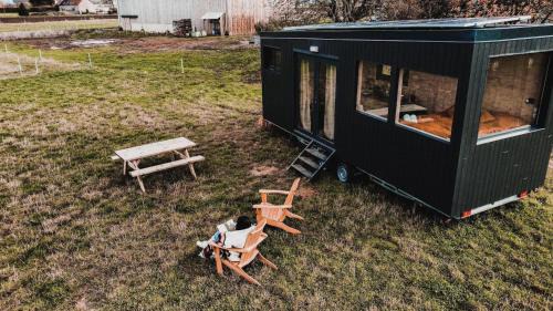 Cravant Cabin | Rilly - Parcel Tiny House - Tiny House au cœur d'une chèvrerie dans le Loiret MAE-9203