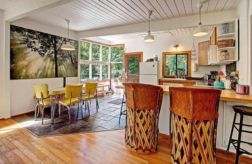 Gold Bar Cabin | Rising Sun Retreat- peaceful riverfront views spa