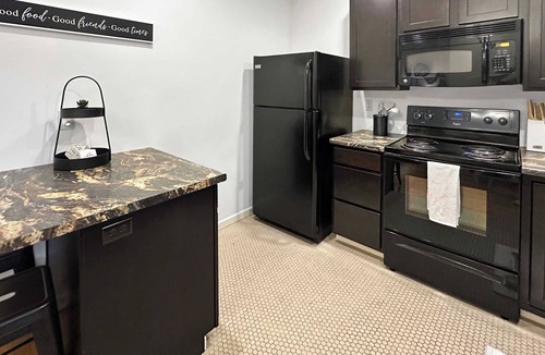 Historic Downtown La Crosse Apartment | River City Apartment: Downtown 2BR with Parking