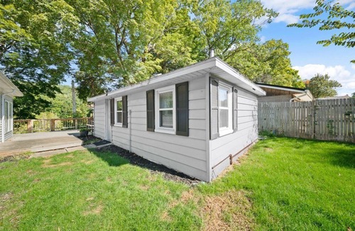 Newaygo Cottage | River Front Home with Amazing views and a shared private island!