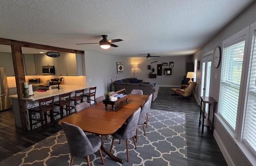 Wild Peach Village House | River Front Property on the San Bernard River in Sweeny TX.