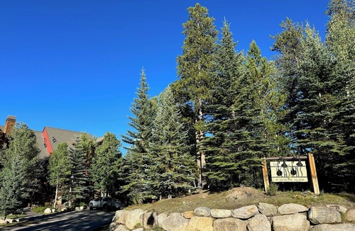 Lakeside Village Condo | River front w fireplace, hot tub bus stop at door, convenient & private