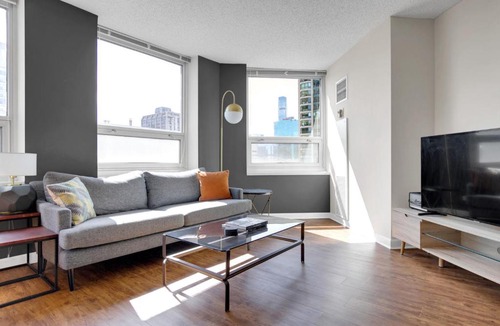 Rush and Division Apartment | River N 1BR w Gym WD nr Mag Mile CHI-85