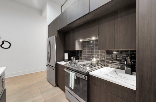 Downtown Chicago Apartment | River North 2BD Condo: Parking, Balcony, Laundry