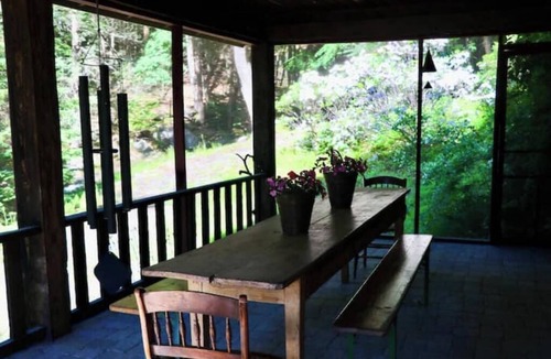 Wilton Apartment | River Room overlooking the waterfall