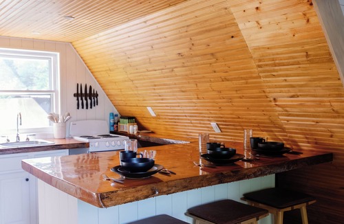 Paris Cabin | Riverfront A-Frame w/Hot Tub and Firepit