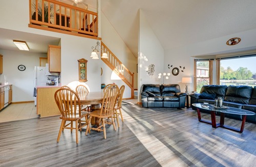 Au Gres Cottage | Riverfront Au Gres Cottage w/Fire Pit & Grill!