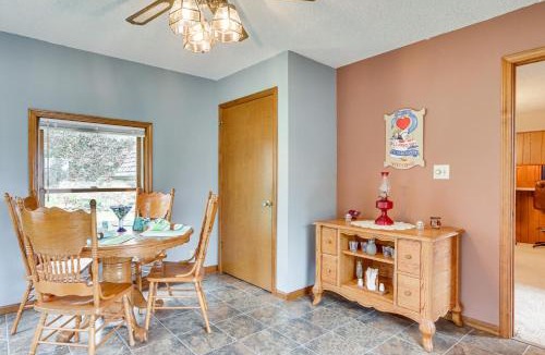 Treece House | Riverfront Baxter Springs Home with Deck and Grill!