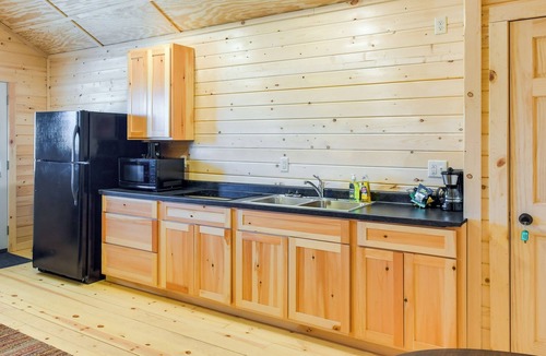 Blanchardville Cabin | Riverfront Cabin Rental ~ 9 Mi to Yellowstone Lake
