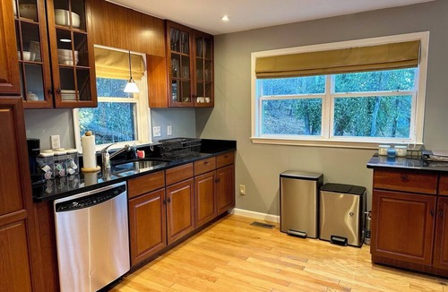 Bakerton House | Riverfront Cabin Getaway with Fire Pit!