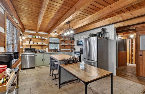 Fishers Hill Cabin | Riverfront cabin w/hot tub & deck