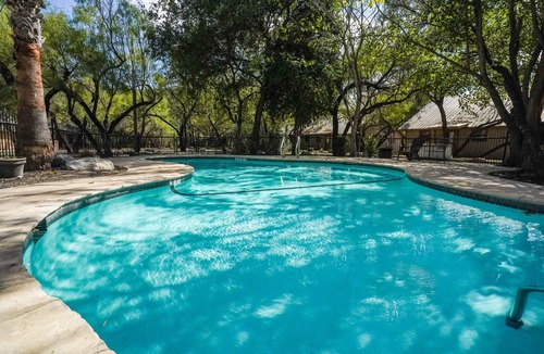 Sabinal Cabin | Riverfront cabin with a pool!