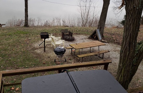 Derby Cabin | Riverfront Cabin with hot tub