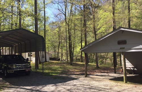 Walland Ski Chalet | Riverfront Chalet - fantastic riverfront lot!