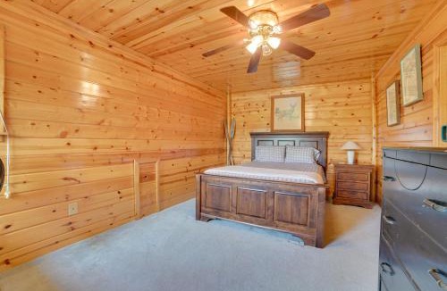 Cheboygan House | Riverfront Cheboygan Cabin with Kayaks and Dock!