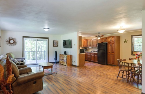 Covington Cottage | Riverfront Covington Cabin w/Deck & Fire Pit!