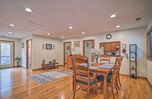 Leadsville House | Riverfront Elkins Home with Fireplace and Deck!