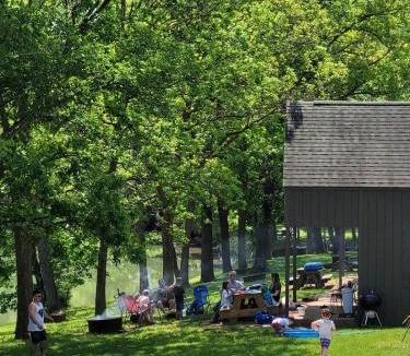 Caplinger Mills House | Riverfront Getaway Cabin #4 - Sleeps 5