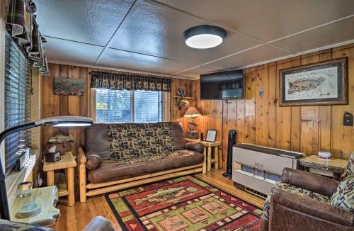 Grayling House | Riverfront Grayling Retreat w/Fire Pit & Dock!