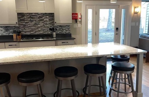Mount Holly House | Riverfront Home w/Dock · Fire Pit · Kids Play Area
