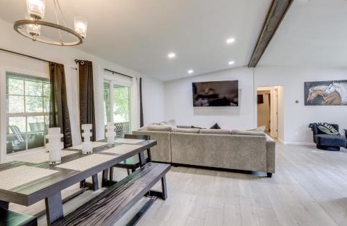 Cotter House | Riverfront Home w/Porches & Views in Cotter!