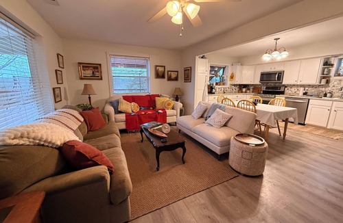 Berryville House | Riverfront home with amazing views: perfect for couples for groups-sleeps 11