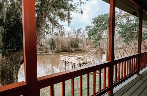Cedar Lane House | Riverfront, HotTub, BoatRamp, Deck, Sleeps 24