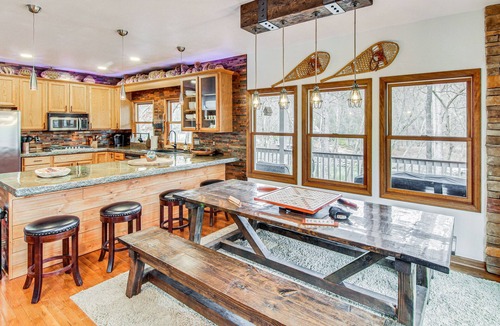 Rutherfordton House | Riverfront Lake Lure Lodge w/Fire Pit & Deck!