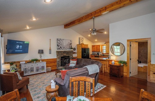 Heber Springs Cabin | Riverfront Little Red Cabin, Hot Tub, Trout Fishing, Views & Boat Access