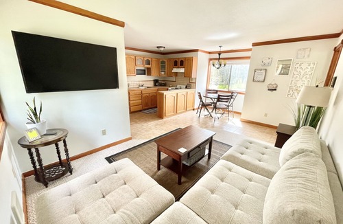 Trout Lake Cabin | Riverfront Lodge - Ideal for small and large groups with room to spread out