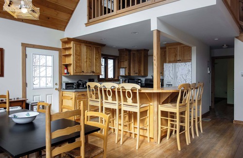 Cummington House | Riverfront Log Home on 44 Acres with Sauna