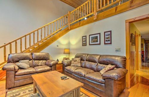 Manton House | Riverfront Manton Cabin with Pool Table and Fire Pit!