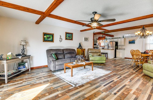 Peru Cabin | Riverfront Peru Cabin ~ 2 Mi to Lake Champlain!