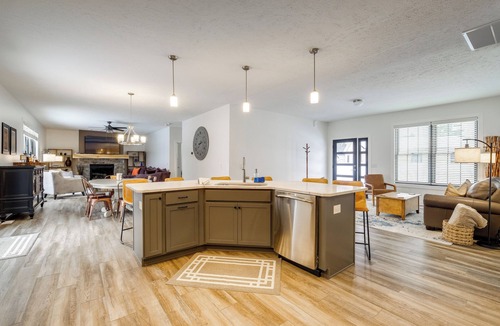 Bellaire House | Riverfront Retreat/Hot Tub/Short Walk to Downtown