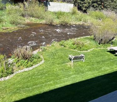 Winter Park Apartment | Riverfront Retreat Just 7 Minutes from the Resort, with a Hot Tub and Pool walk to downtown