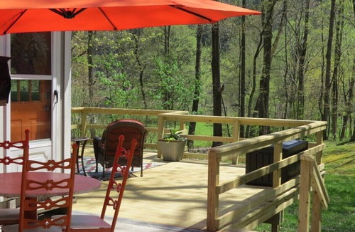 Tidioute Cottage | Riverfront retreat , kayak shuttle services