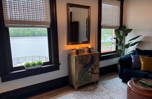 California Apartment | Riverfront Retreat Stunning View