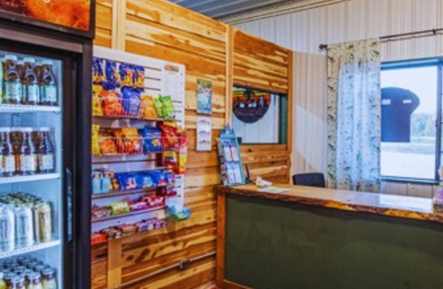 Cassville RV Rental | Riverfront Safari Tent | Firepit Roaring River