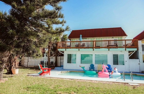 Crescent Beach Apartment | Riverfront*Shared Pool*3-Minute Walk to Beach (201)