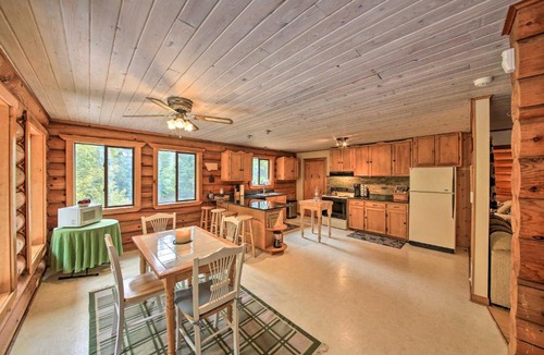 Troy House | Riverfront Troy Cabin Ready with Bikes and Rafts!