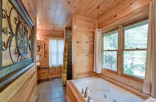 Sevierville House | Rivers Edge, 3 Bedrooms, Sleeps 8, On Stocked Stream, Hot Tub, Grill